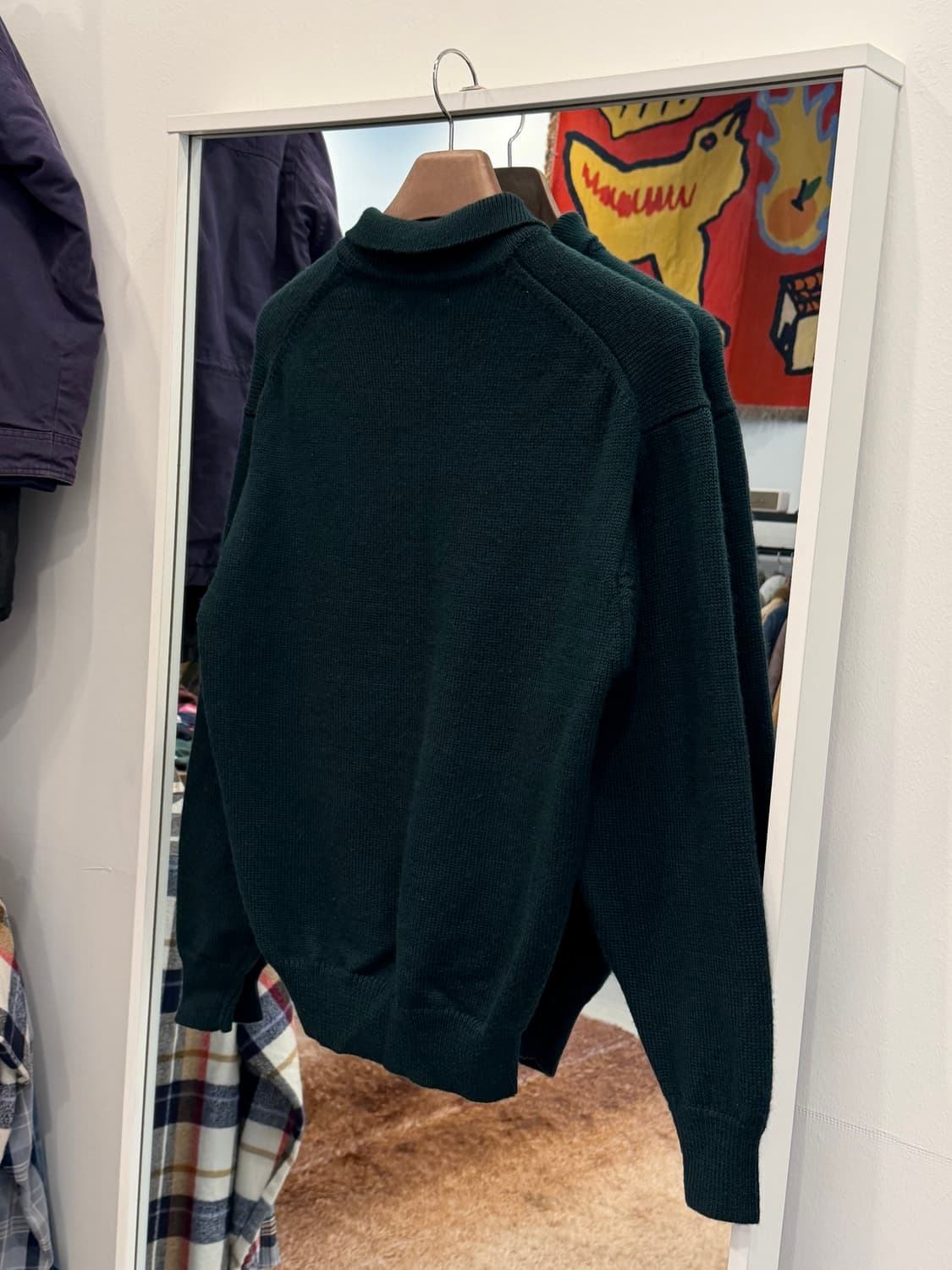 Seve 빈티지 울 카라 니트 상품이미지5