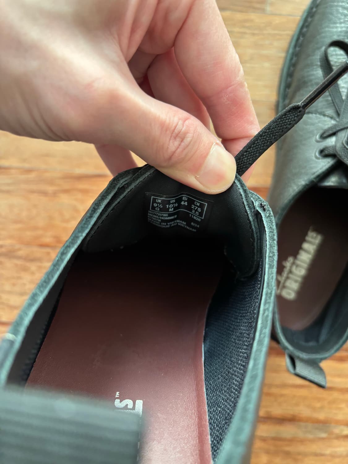 (285) 클락스 데저트 트랙 고어텍스 블랙 그레인레더 상품이미지6