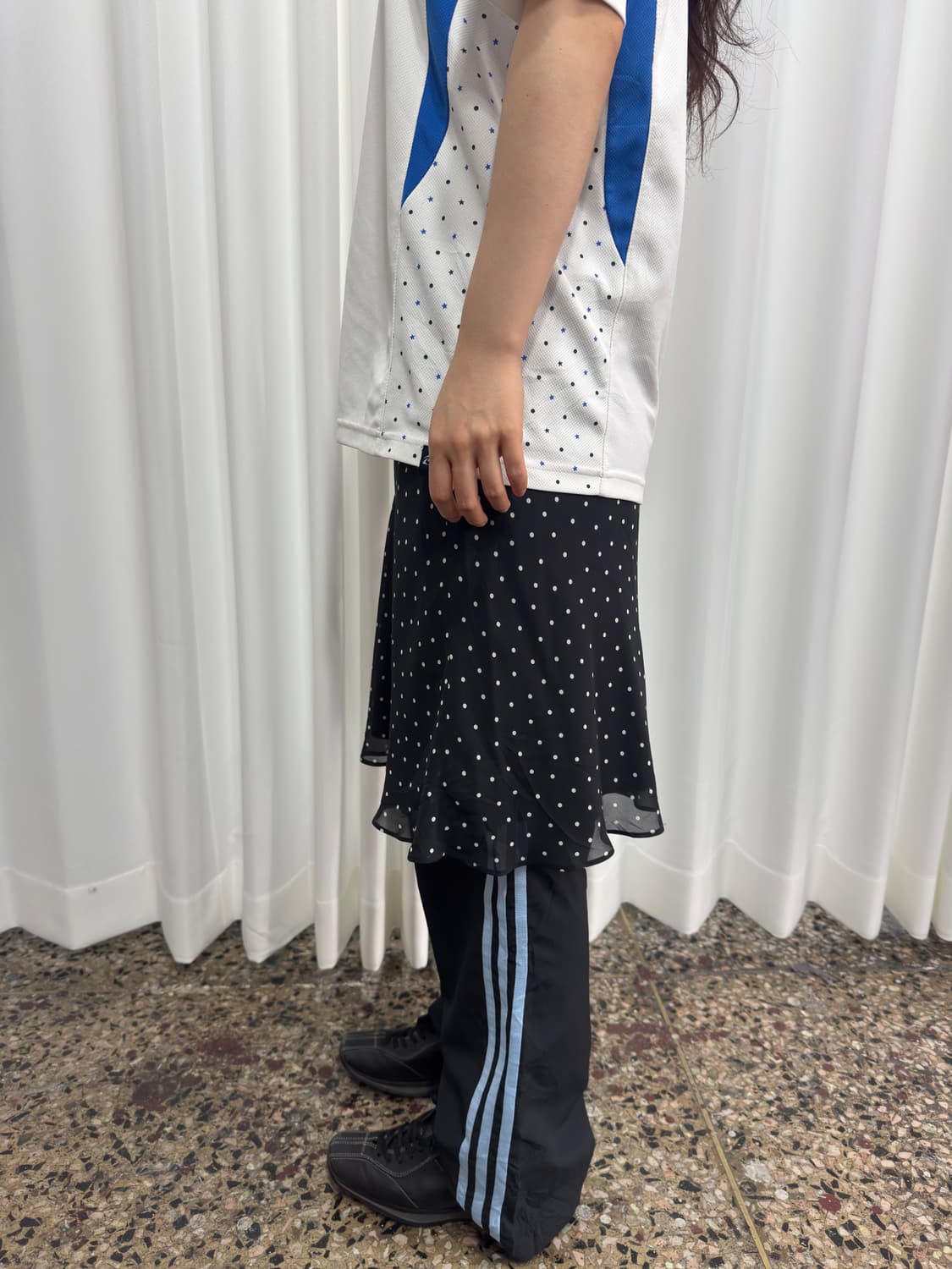 natural dot midi skirt 상품이미지3