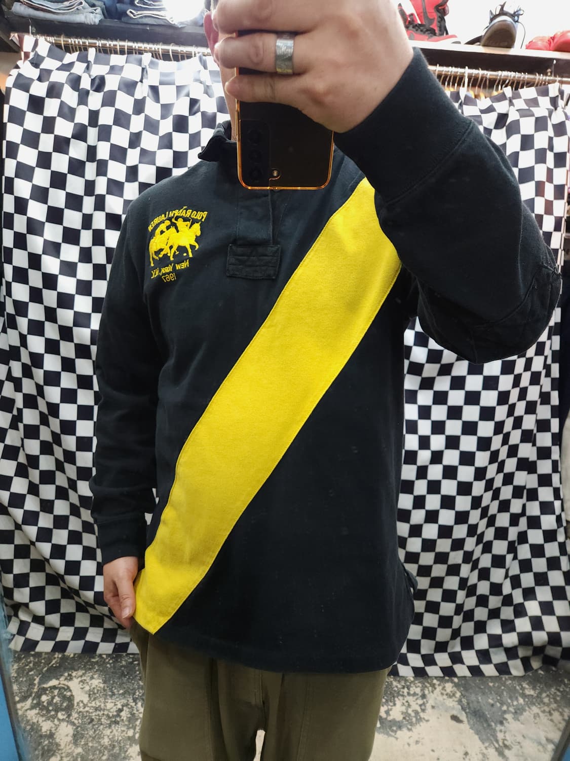 폴로 랄프로렌 00s 뉴욕 빅포니 럭비 pk 카라티

 상품이미지10