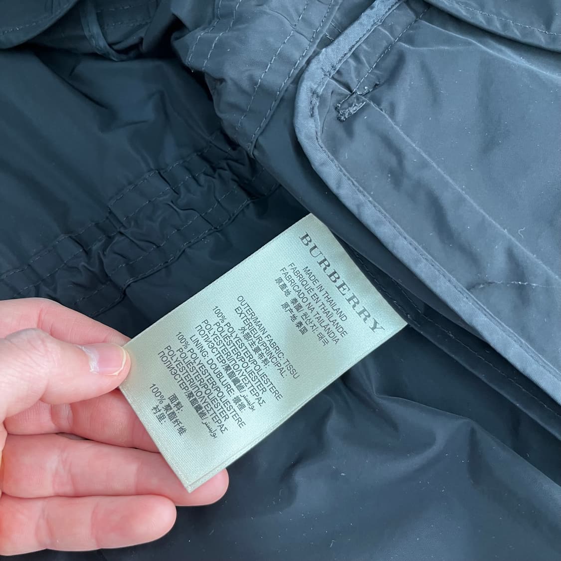 버버리브릿 우먼 나일론 바람막이 S 상품이미지7