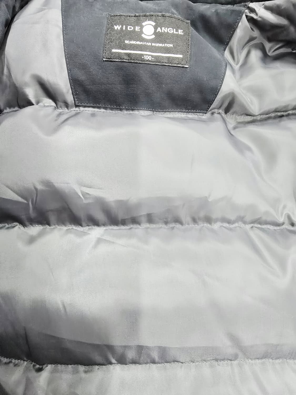 WIDE ANGLE 남성 코트 구스다운 블랙100 상품이미지8