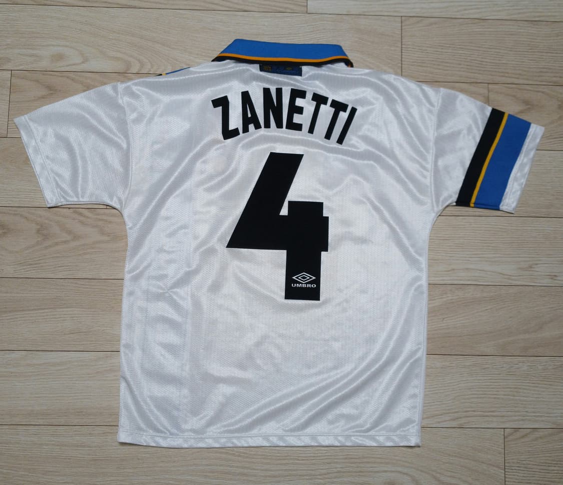 엄브로 인터밀란 97 98 사네티 #4 어웨이 유니폼 상품이미지4