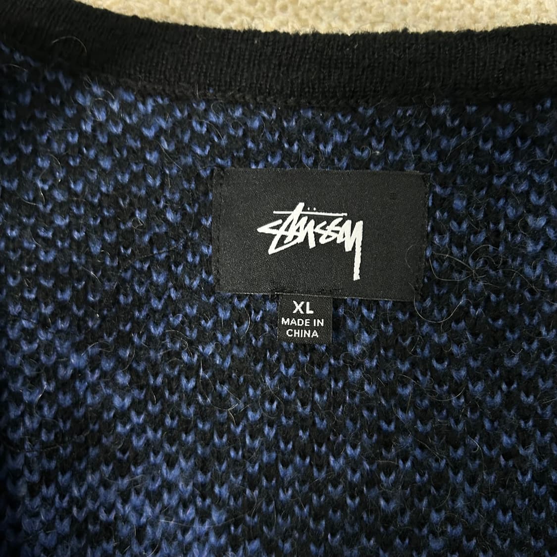  (XL) 스투시 모헤어 마스크 가디건  상품이미지6