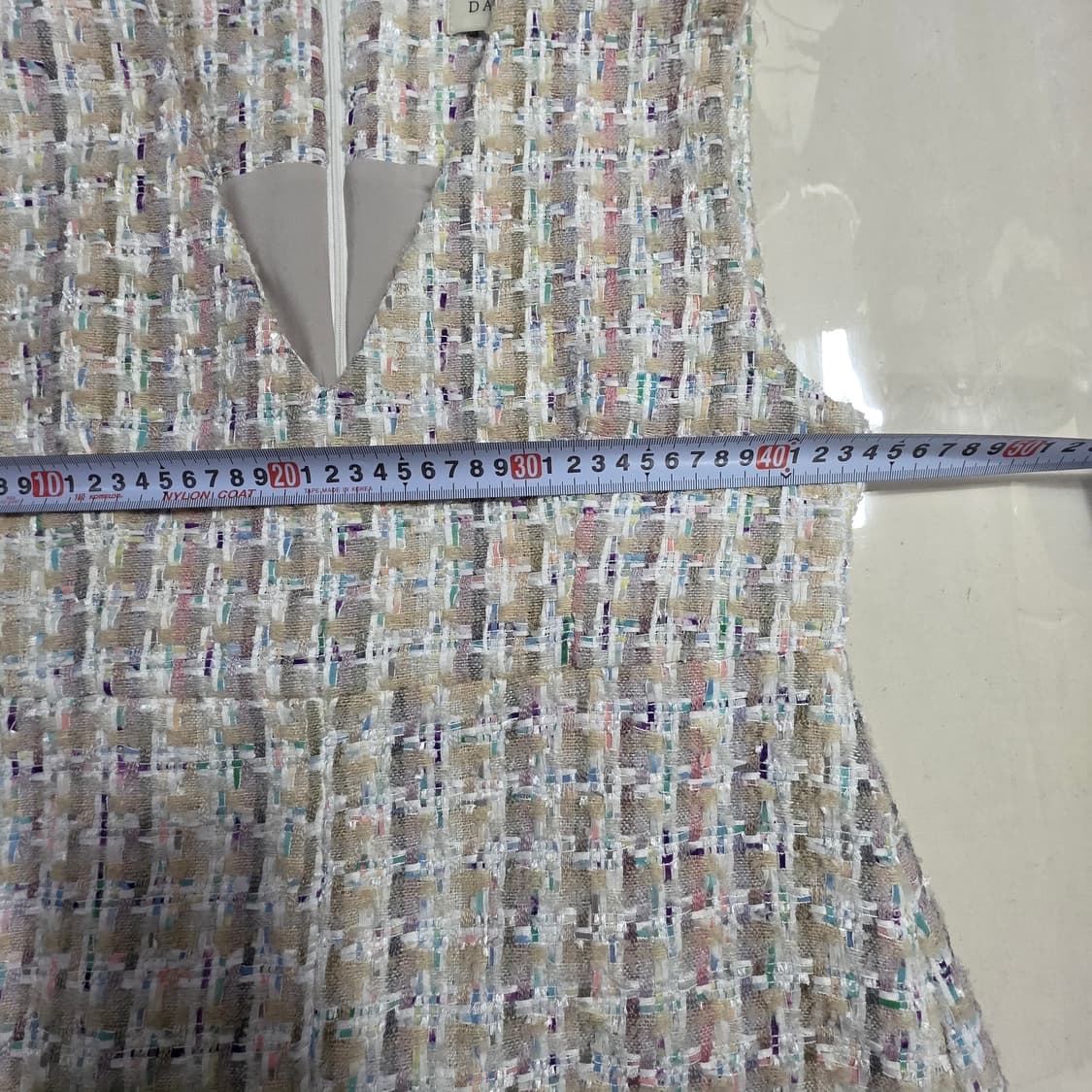 1320데일리룩 트위드 원피스 M / 세미정장 오피스룩 상품이미지3