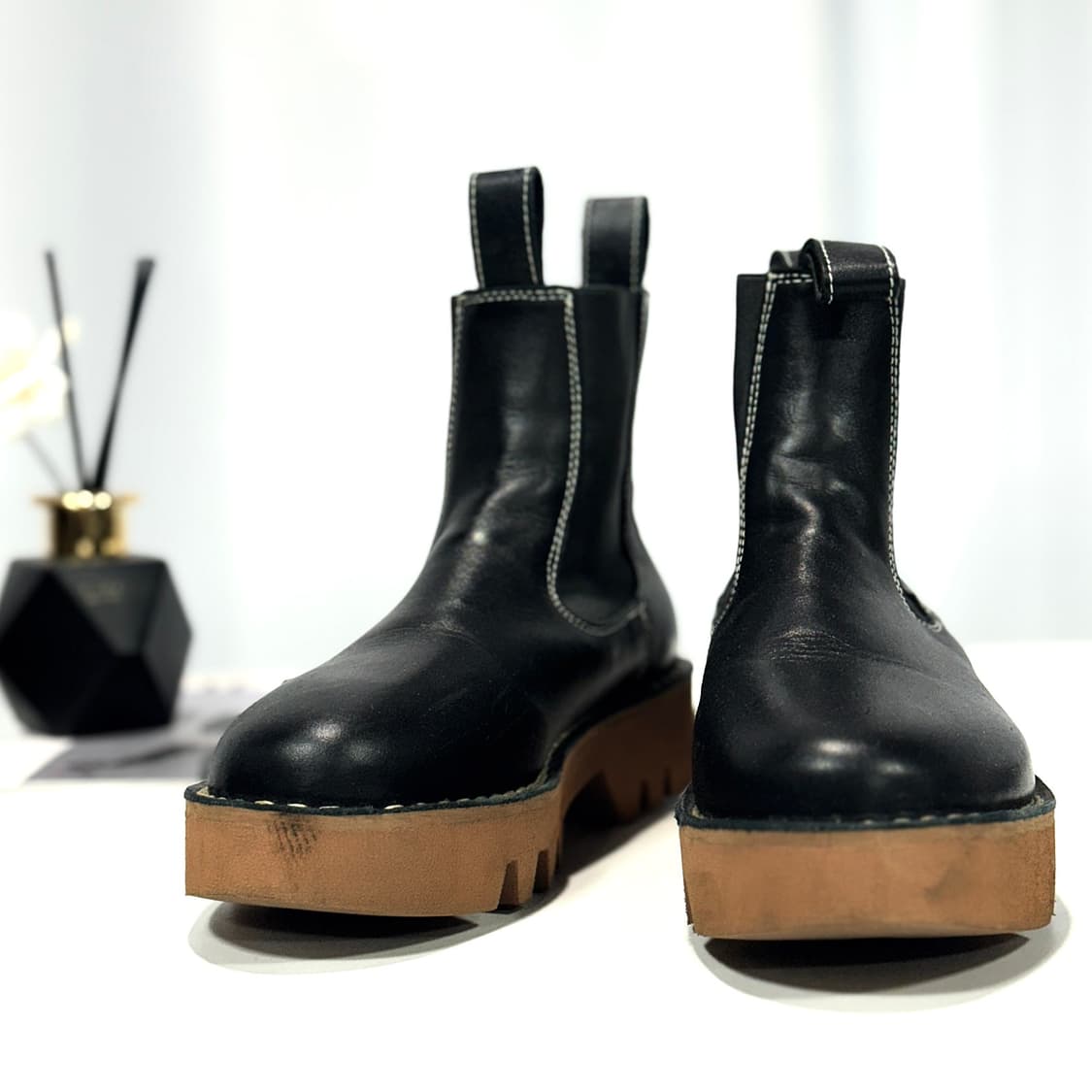 소피드후레 나파레더 앵클 부츠 240 상품이미지1