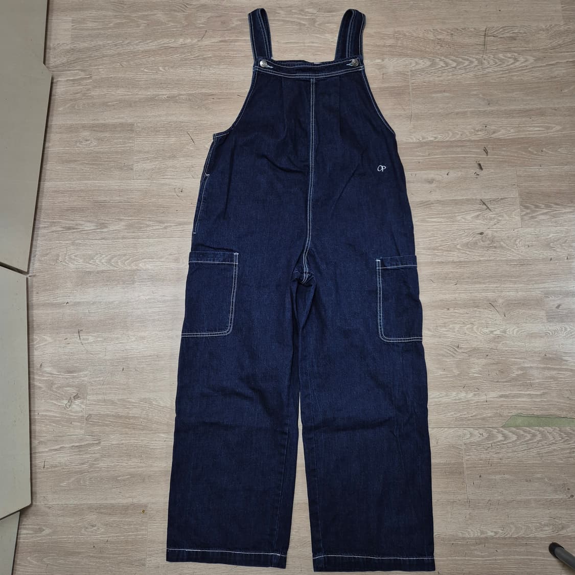 오션퍼시픽 썬웨어 데님 오버롤 팬츠 멜빵바지 FREE 상품이미지1