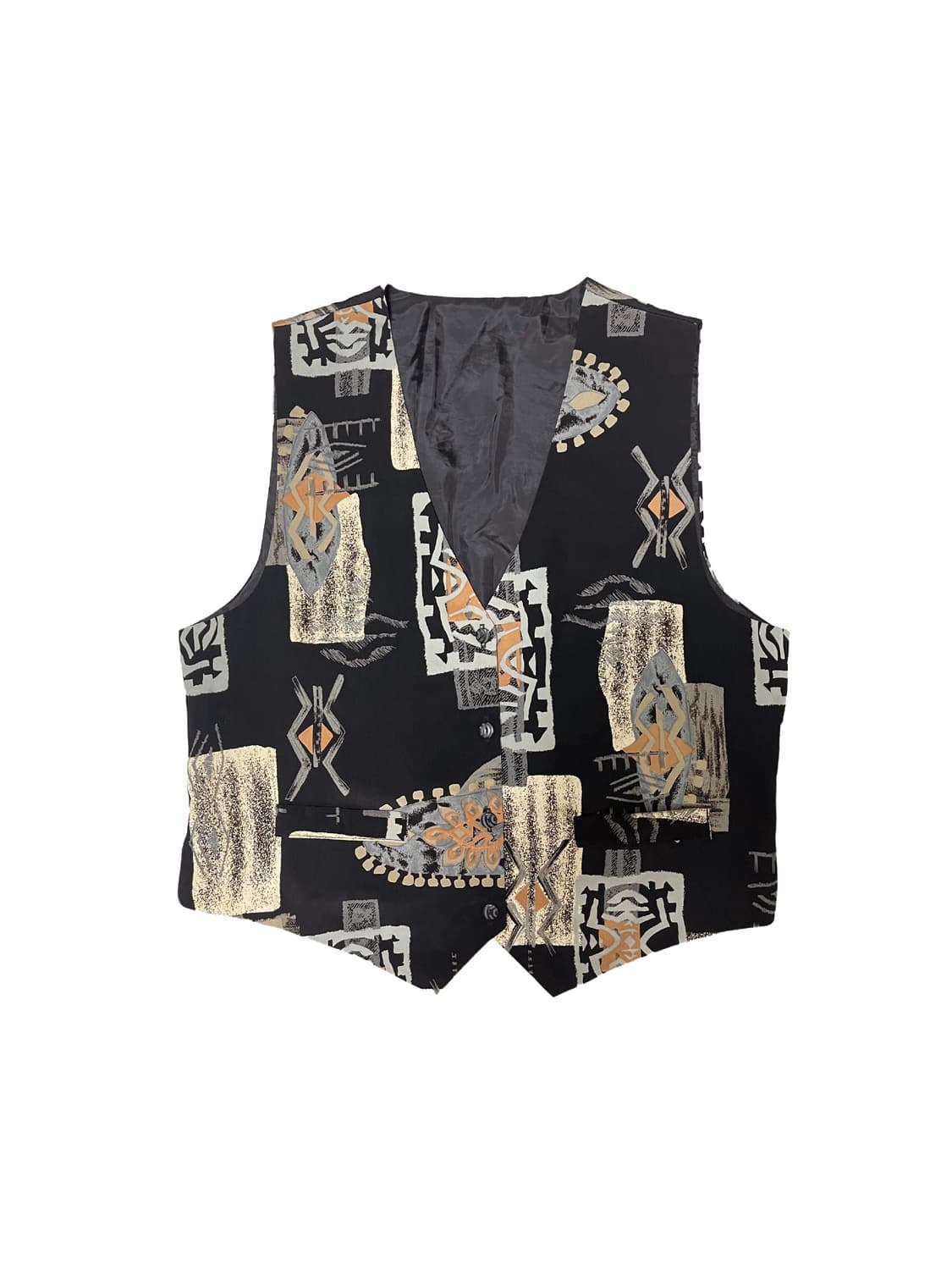Art Motif Pattern Vest 상품이미지1