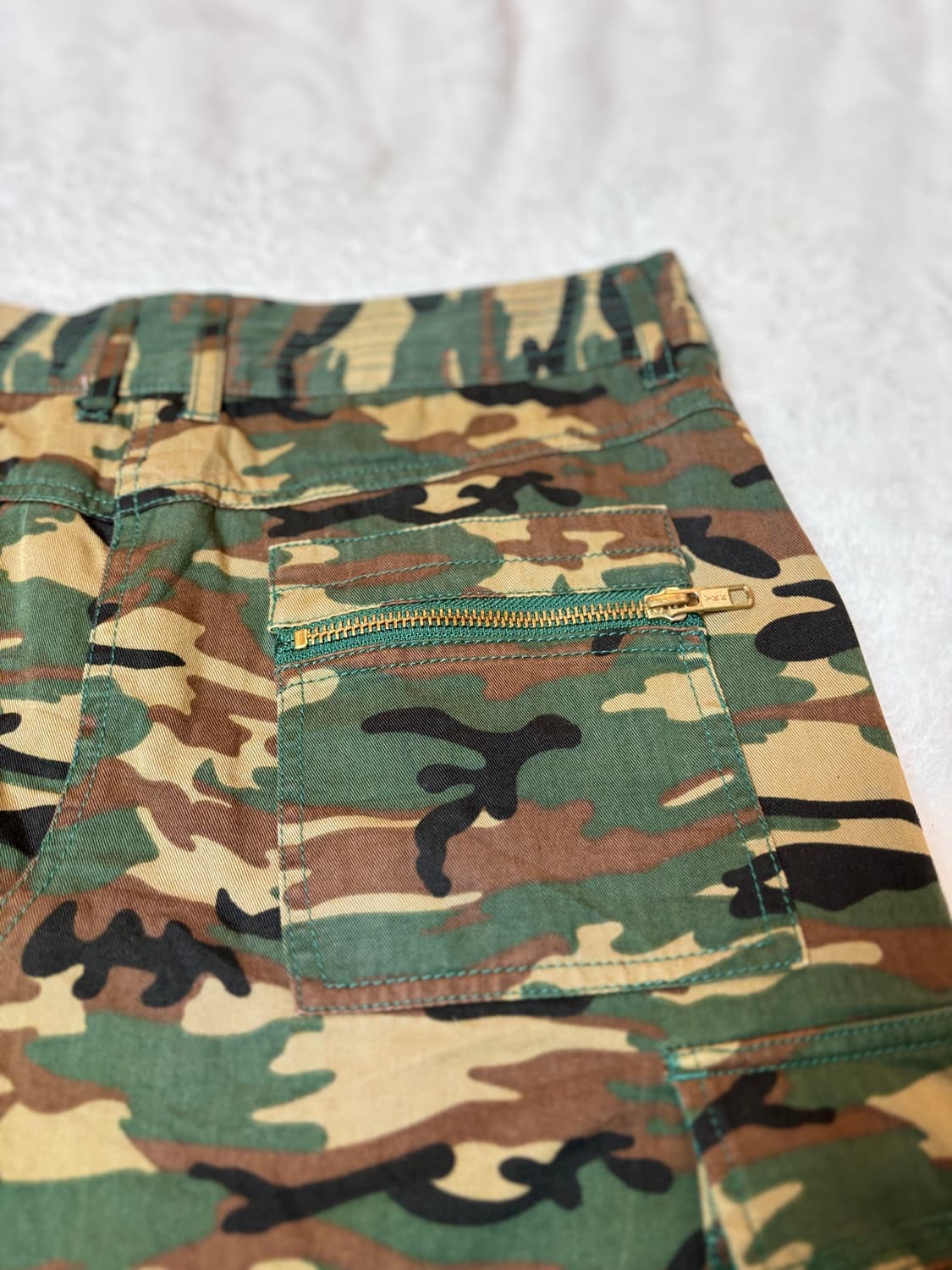 언발란스 카모 카고 스커트 상품이미지5