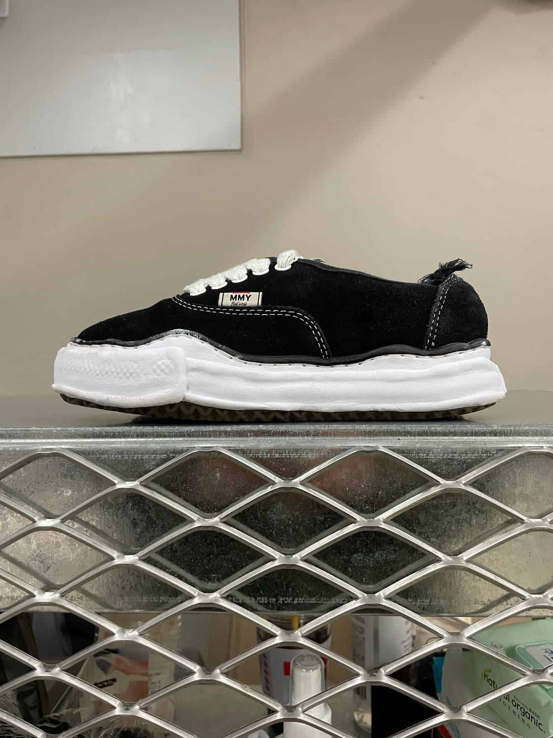 메종 미하라 야스히로 베이커 OG 캔버스 로우 블랙 37 (gr-4356 상품이미지1