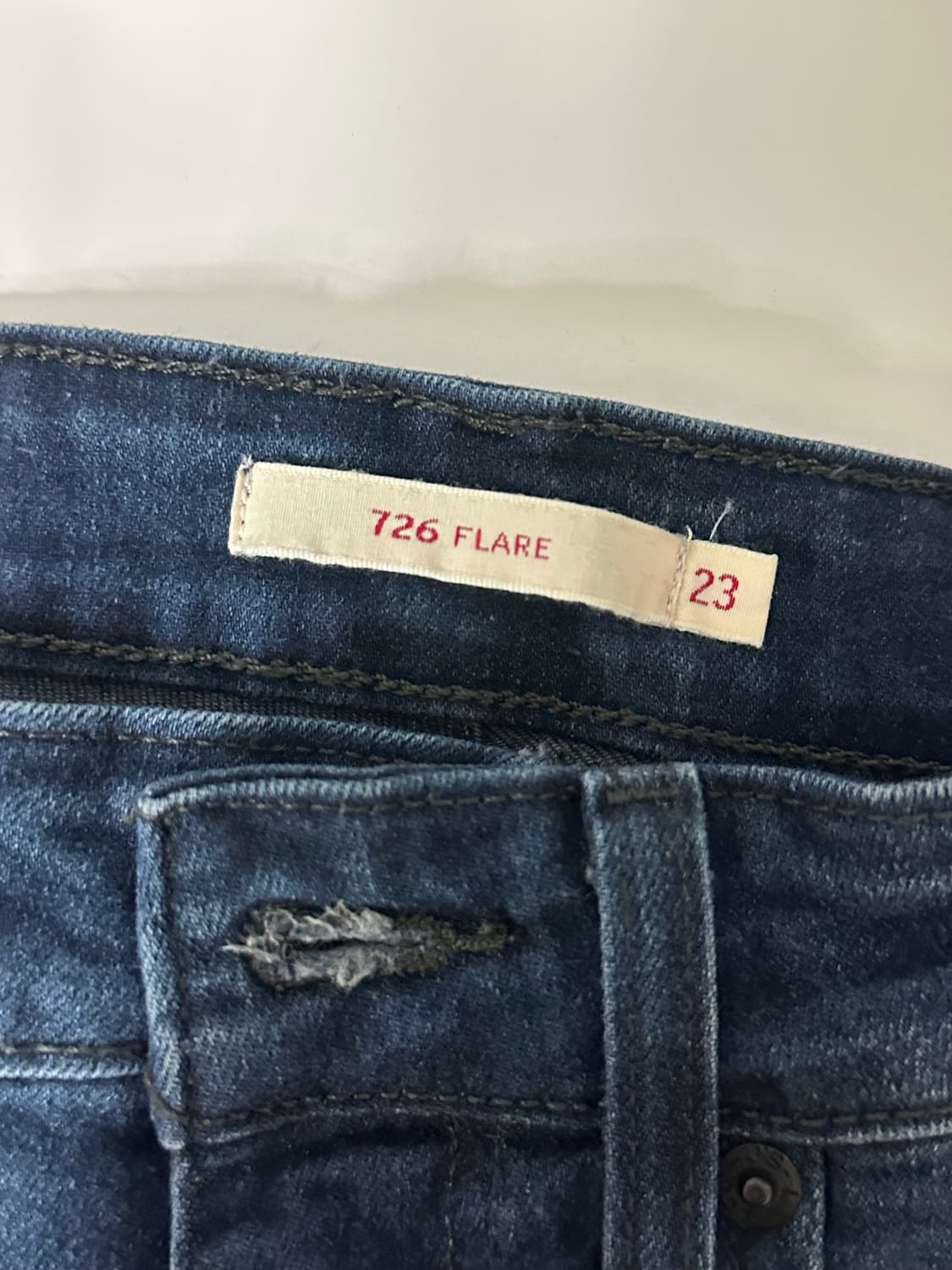 리바이스 프리미엄 부츠컷 청바지 빅E 로고 상품이미지2