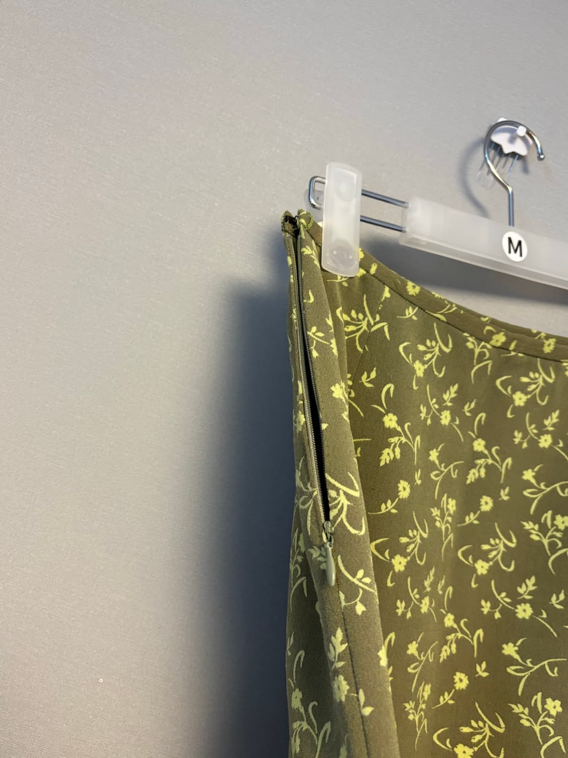 green floral midi skirt 상품이미지3