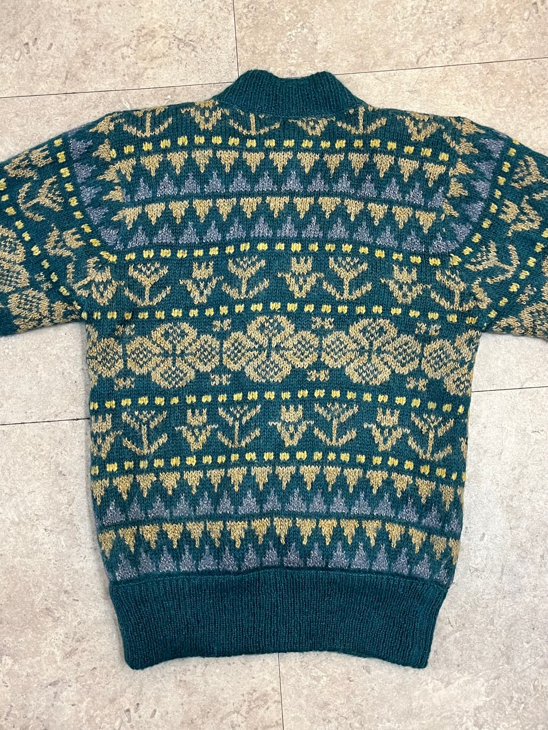 빈티지 패턴 버튼 가디건 그린 #csz3015 상품이미지7