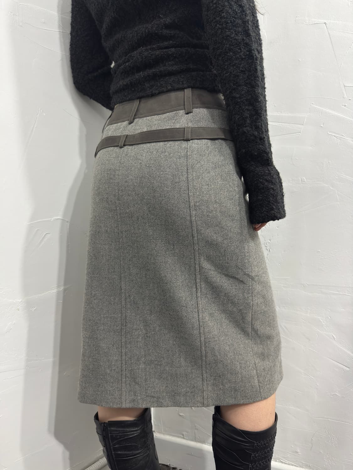 buckle detail midi skirt 상품이미지8
