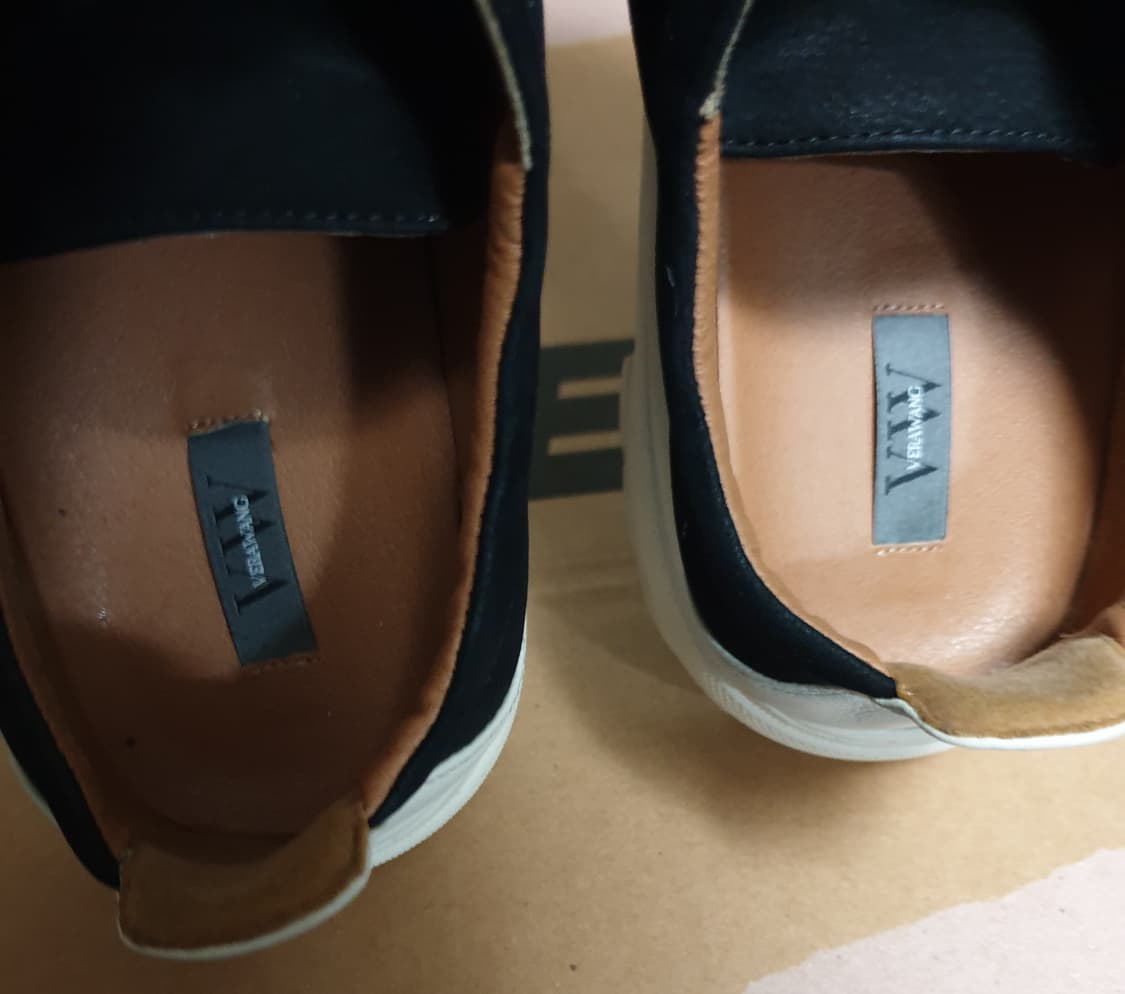 베라왕 고트누벅 슈퍼라이트 키높이 스니커즈 블랙 (240) 상품이미지5