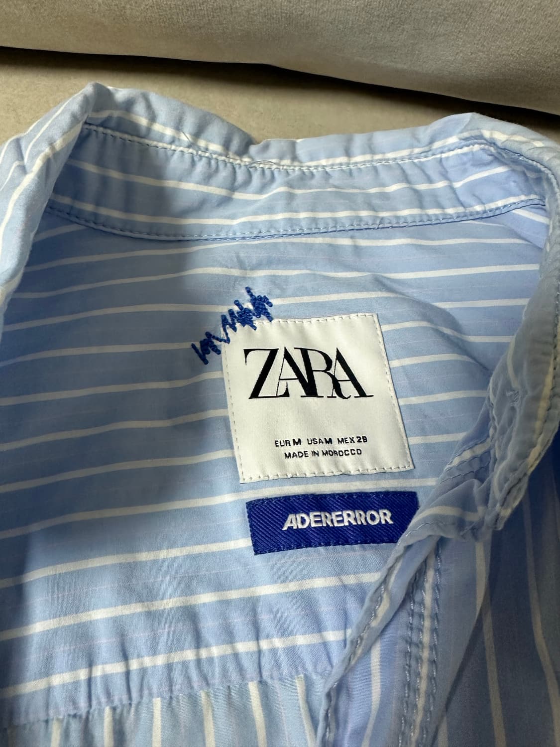 자라 아더에러 스트라이프 셔츠 M 상품이미지4