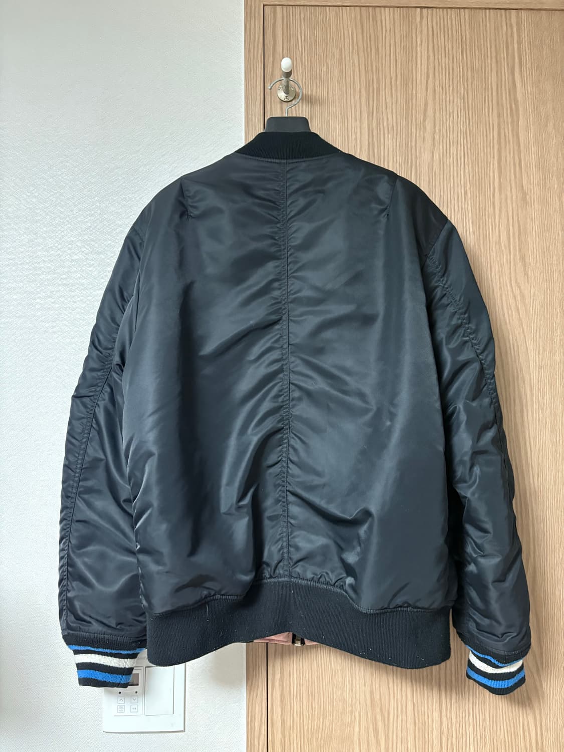 슈프림 X 언더커버 리버서블 MA-1 봄버 자켓 블랙 L (FW16) 상품이미지2
