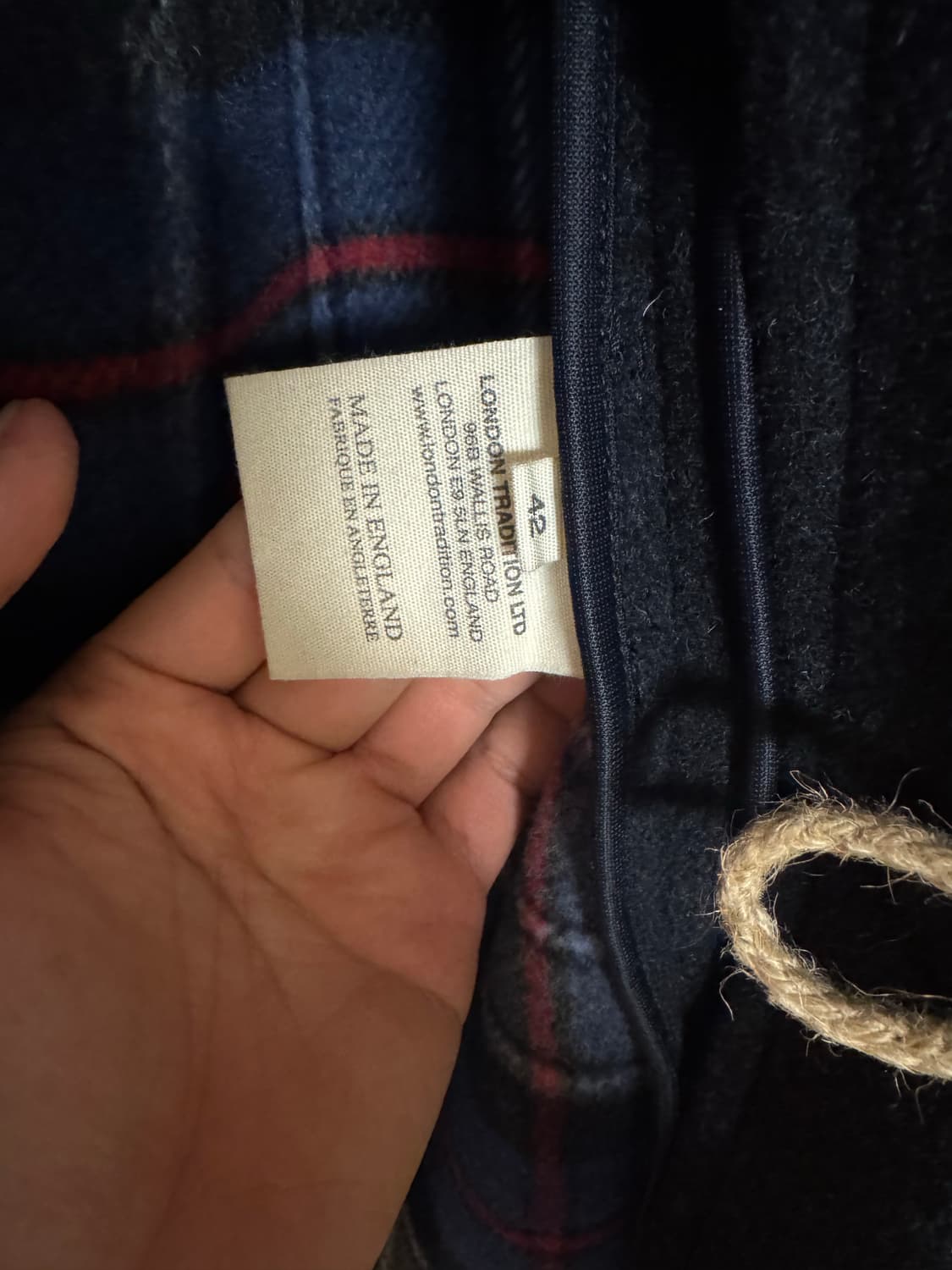 [미중고] 런던트레디션 더플코트 42사이즈 (착용샷) 상품이미지6