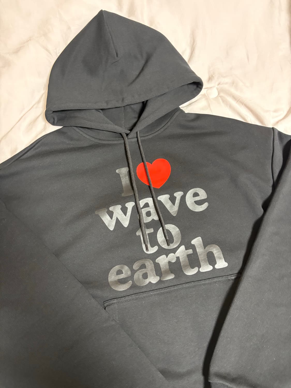 Wave to earth 웨이브투어스 블랙 후드 상품이미지1