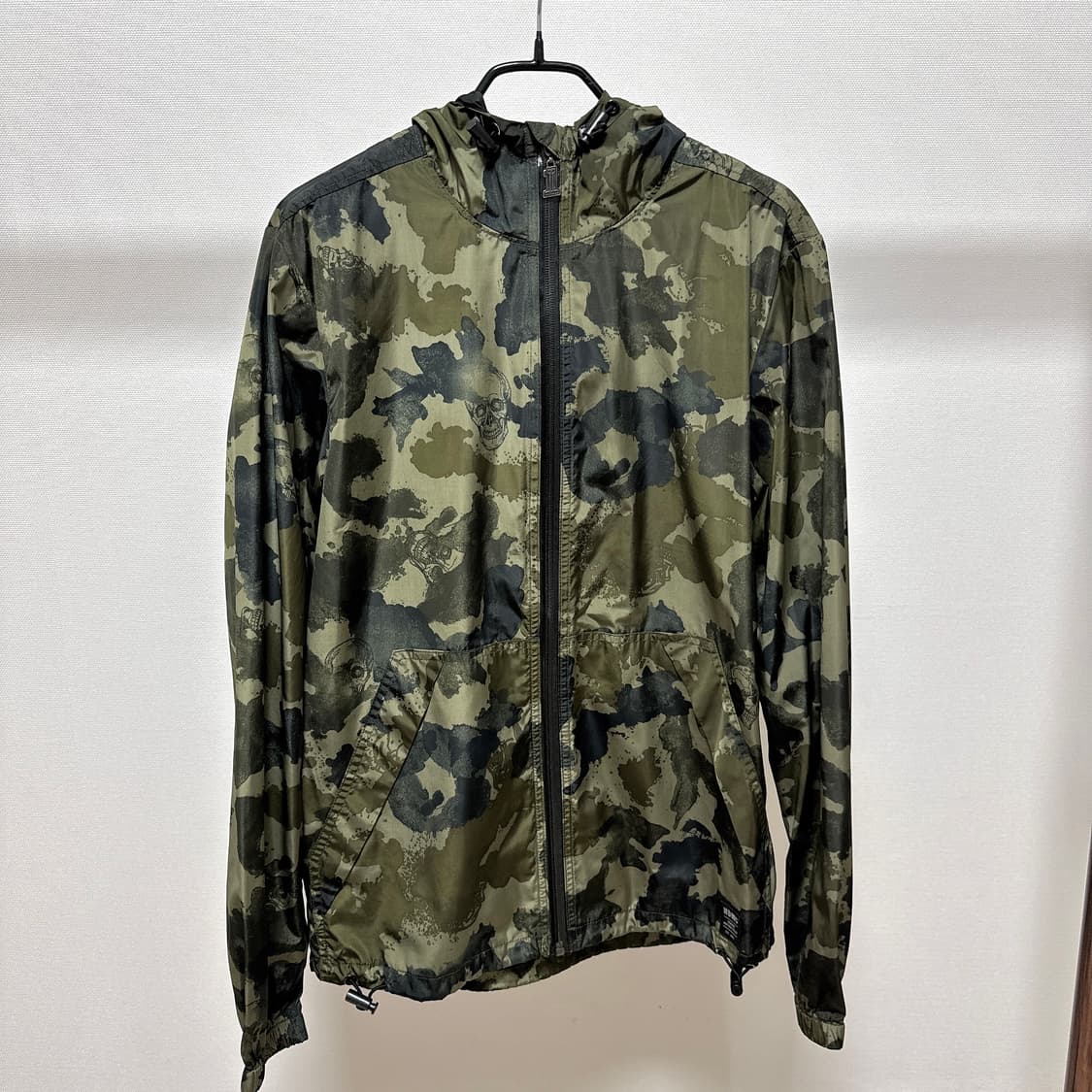 [M] 할리 데이비슨 카모플라쥬 스컬 방수 바람막이 상품이미지1