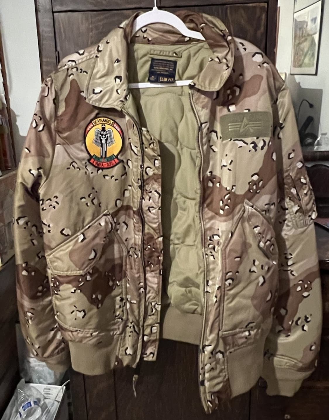 90s 알파인더스트리 MA-1 데저트 스톰 커스텀 자켓 상품이미지1