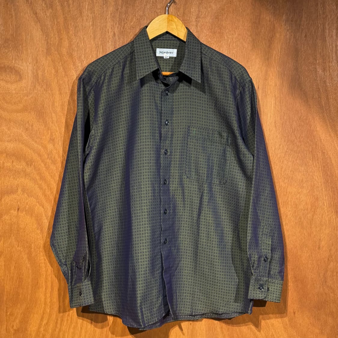 YSL 입생로랑 코튼 폴리 셔츠 L 드레스 상품이미지1