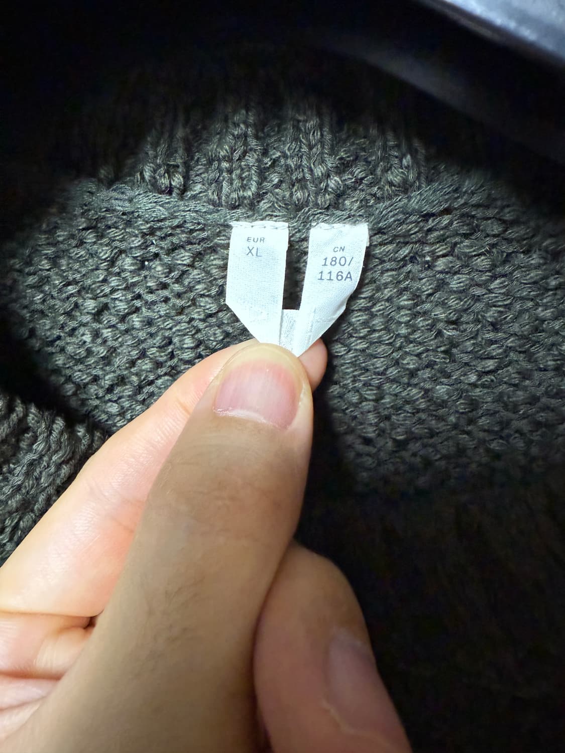 아르켓 니트 tape yarn jumper XL 상품이미지2