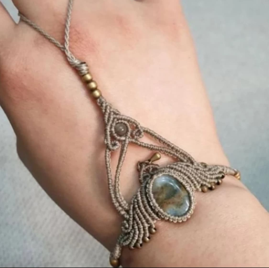 마크라메 아게이트스톤 슬레이브 팔찌 브레이슬릿 상품이미지3