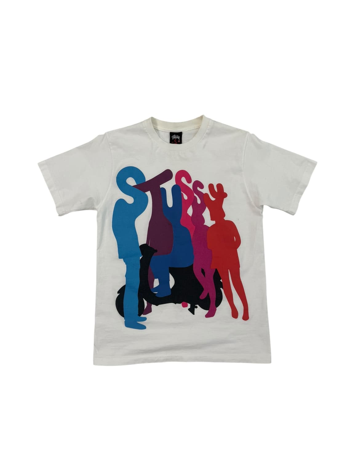 00‘s 스투시 usa 피플 로고 반팔티 상품이미지5