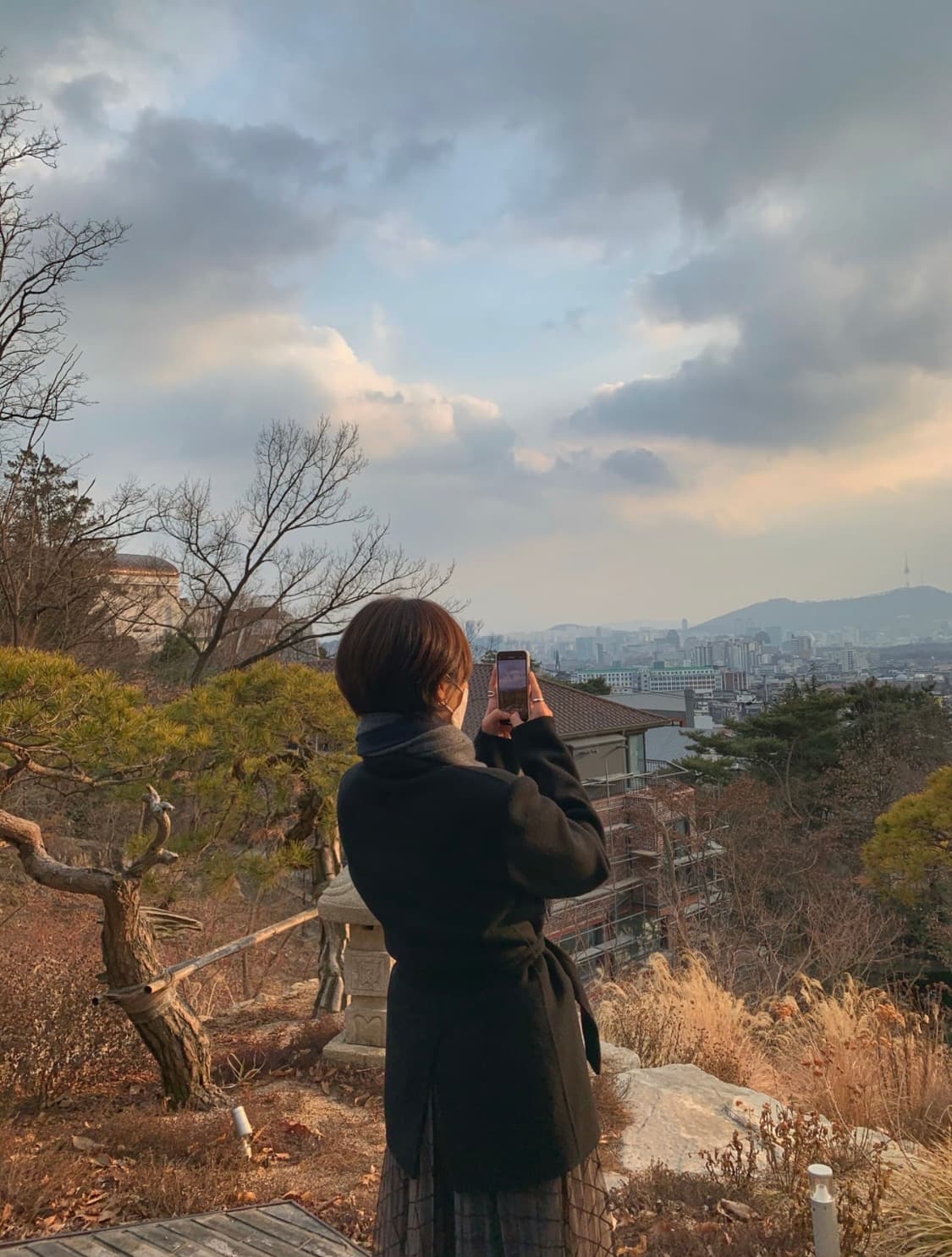 Understaing 블랙 루즈핏 울자켓 상품이미지5