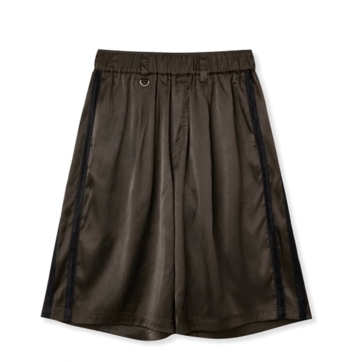 밀로우먼 사틴 레이스 트랙 쇼츠 브라운 s 상품이미지1