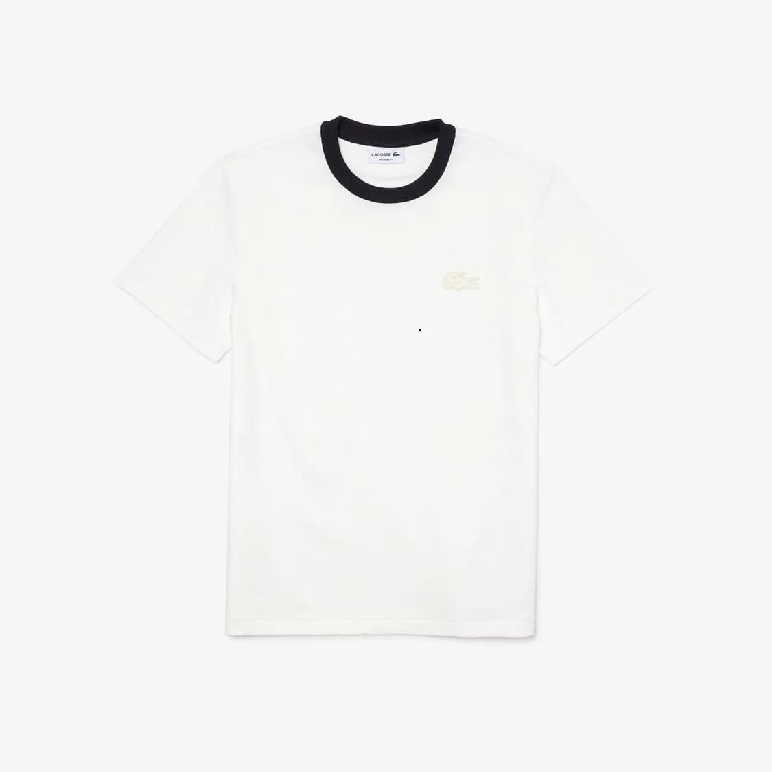 [택포] 라코스테 배색 크루넥 텍스처 코튼 반팔티 105 상품이미지3