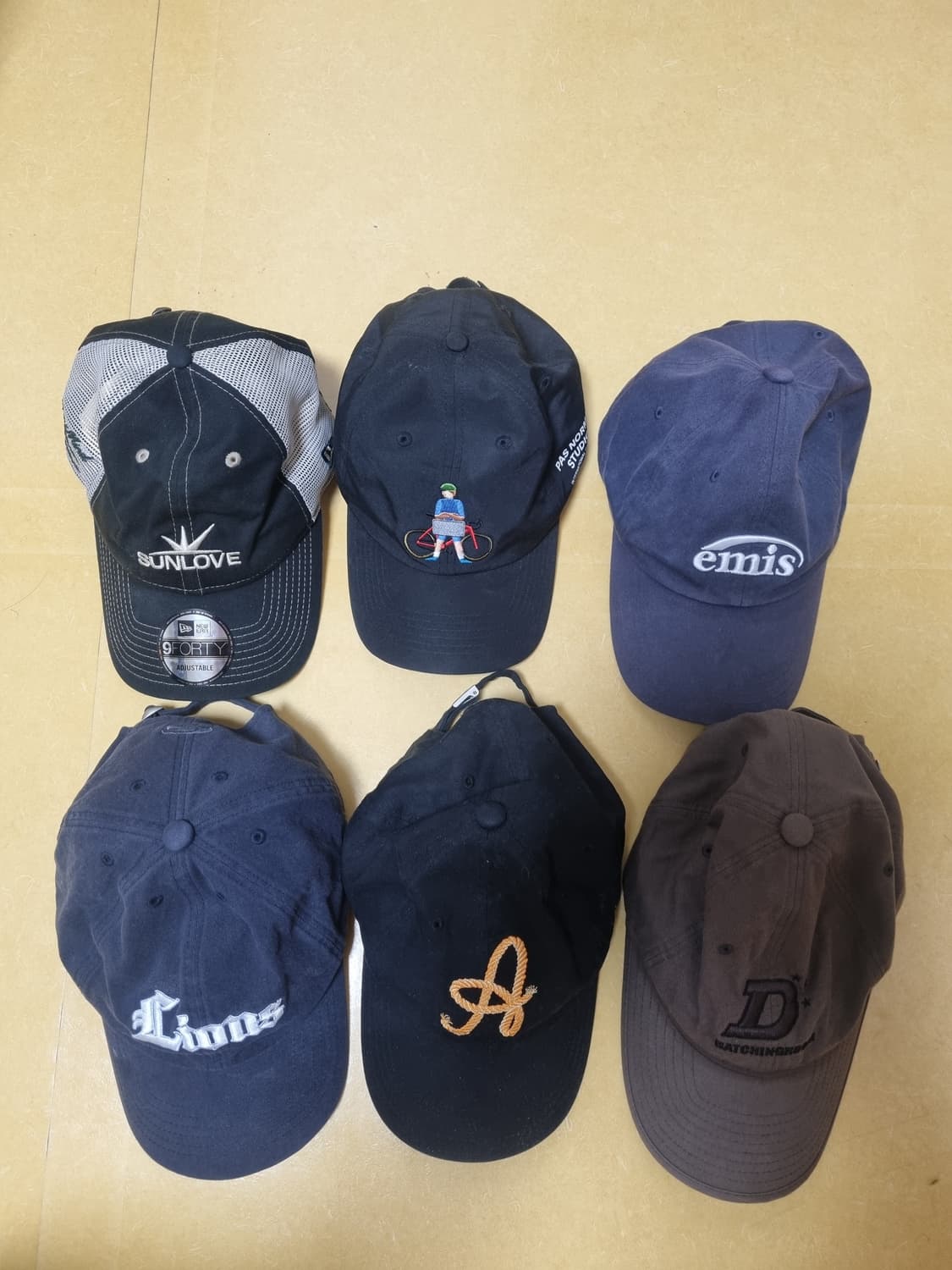 썬러브 파노말 이미스 산산기어x삼성 애프터프레이 디키즈x해칭룸 볼캡 상품이미지1