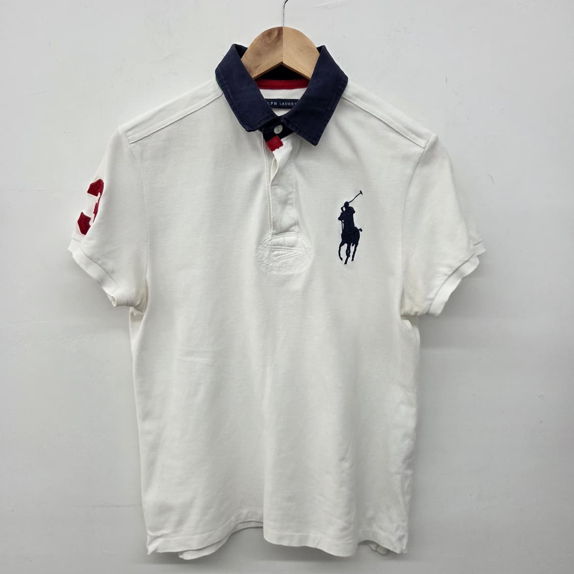 폴로 랄프로렌 화이트 반팔 카라티 빅포니 여s 상품이미지2