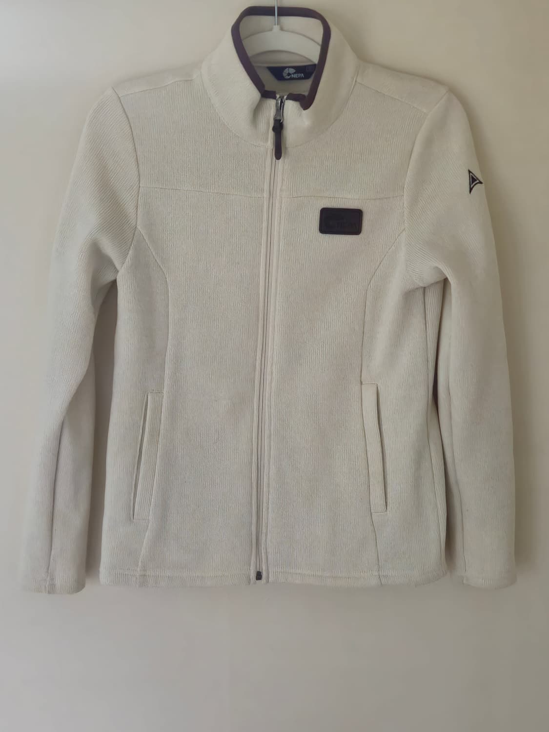 여성 네파  후리스 집업 아이보리 90(S) 상품이미지1