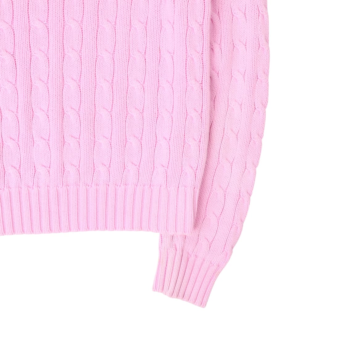 폴로 랄프로렌 라이트 핑크 케이블 니트 상품이미지7