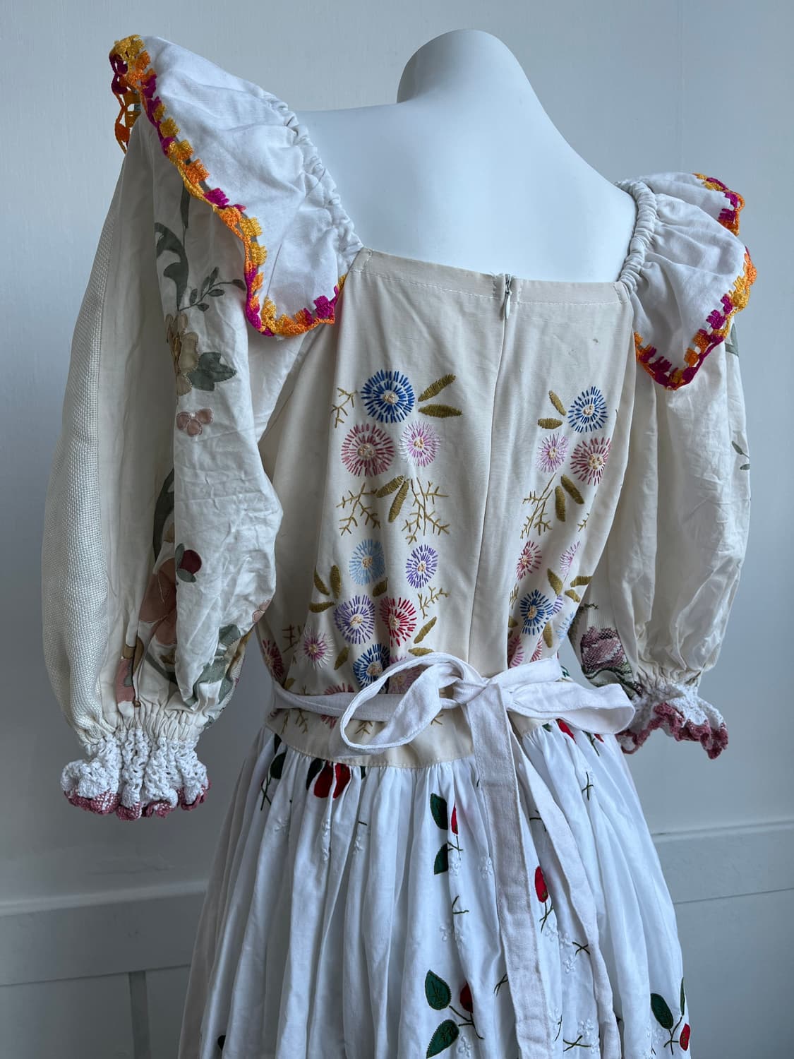 앤티크 자수 러플 롱 원피스 상품이미지7