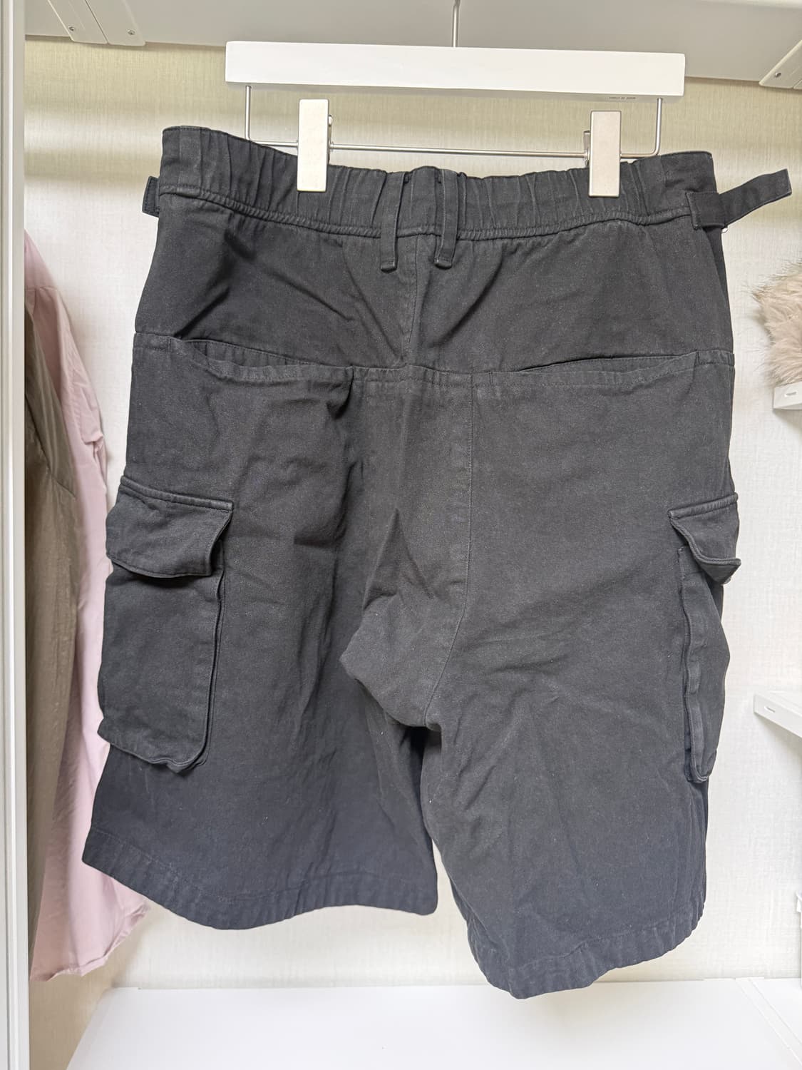 [3,L] 폴리테루 빅카고 1/2 팬츠 페이디드블랙 상품이미지1