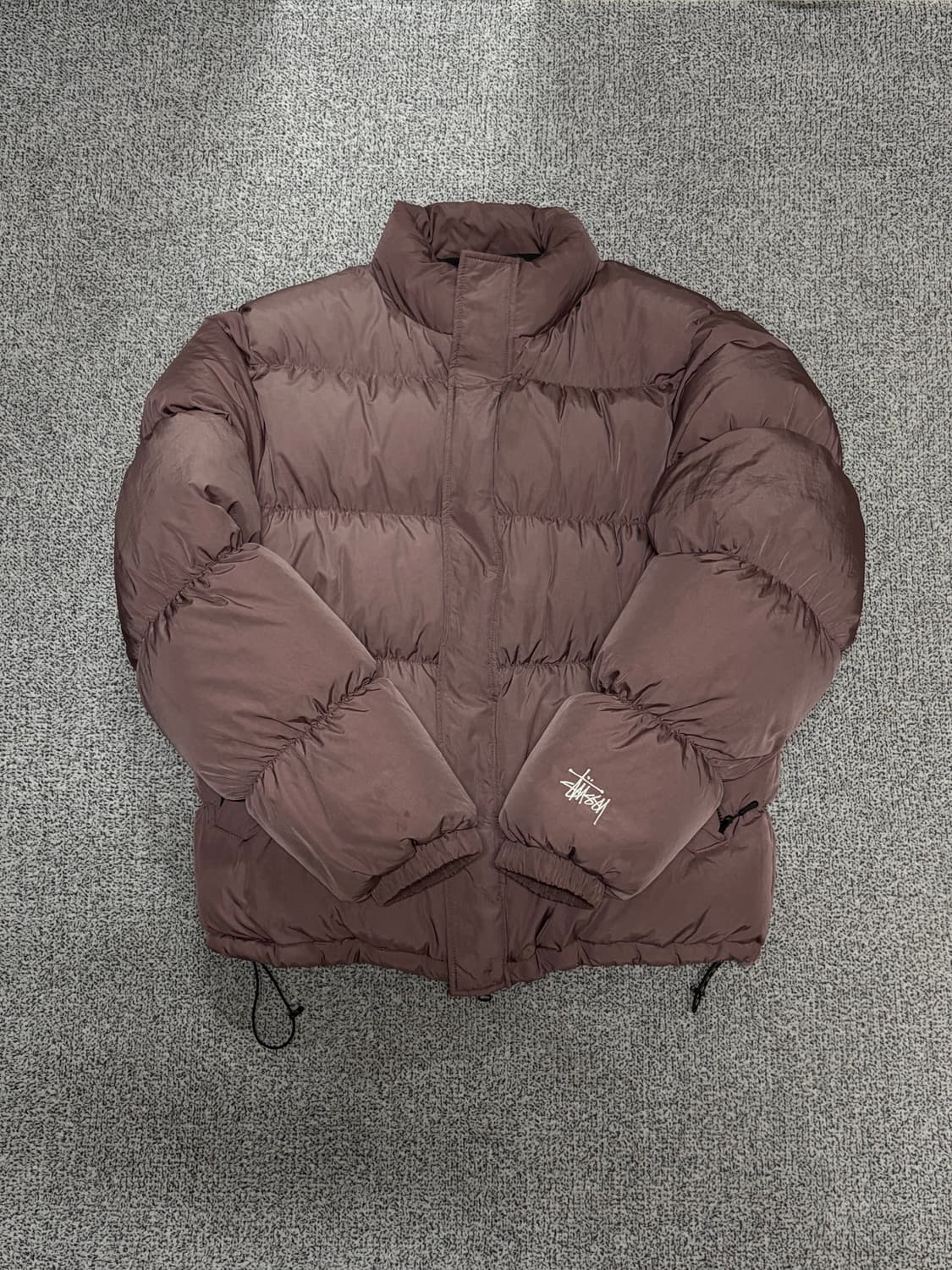 스투시 립스탑 다운 퍼퍼 자켓 로즈 22FW 상품이미지1