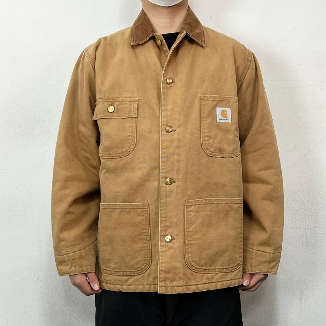 칼하트 브라운 덕 캔버스 초어 워크 자켓 상품이미지1