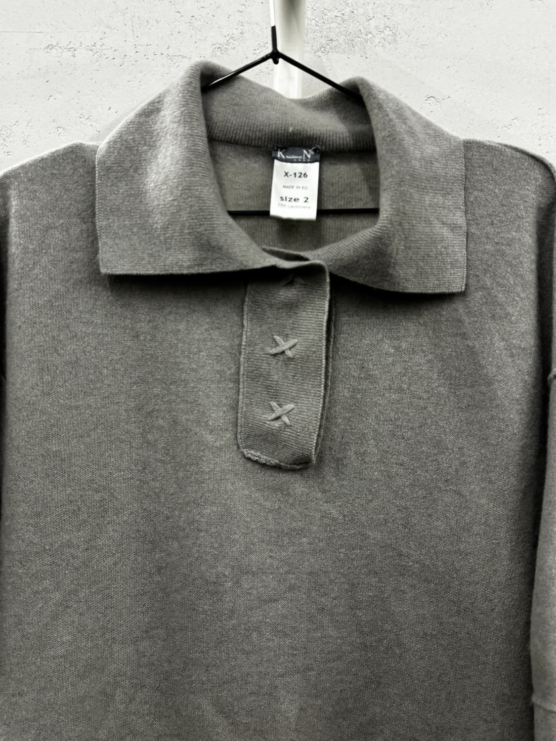 Kristensen DU NORD 캐시미어 폴로 셔츠 2 상품이미지3