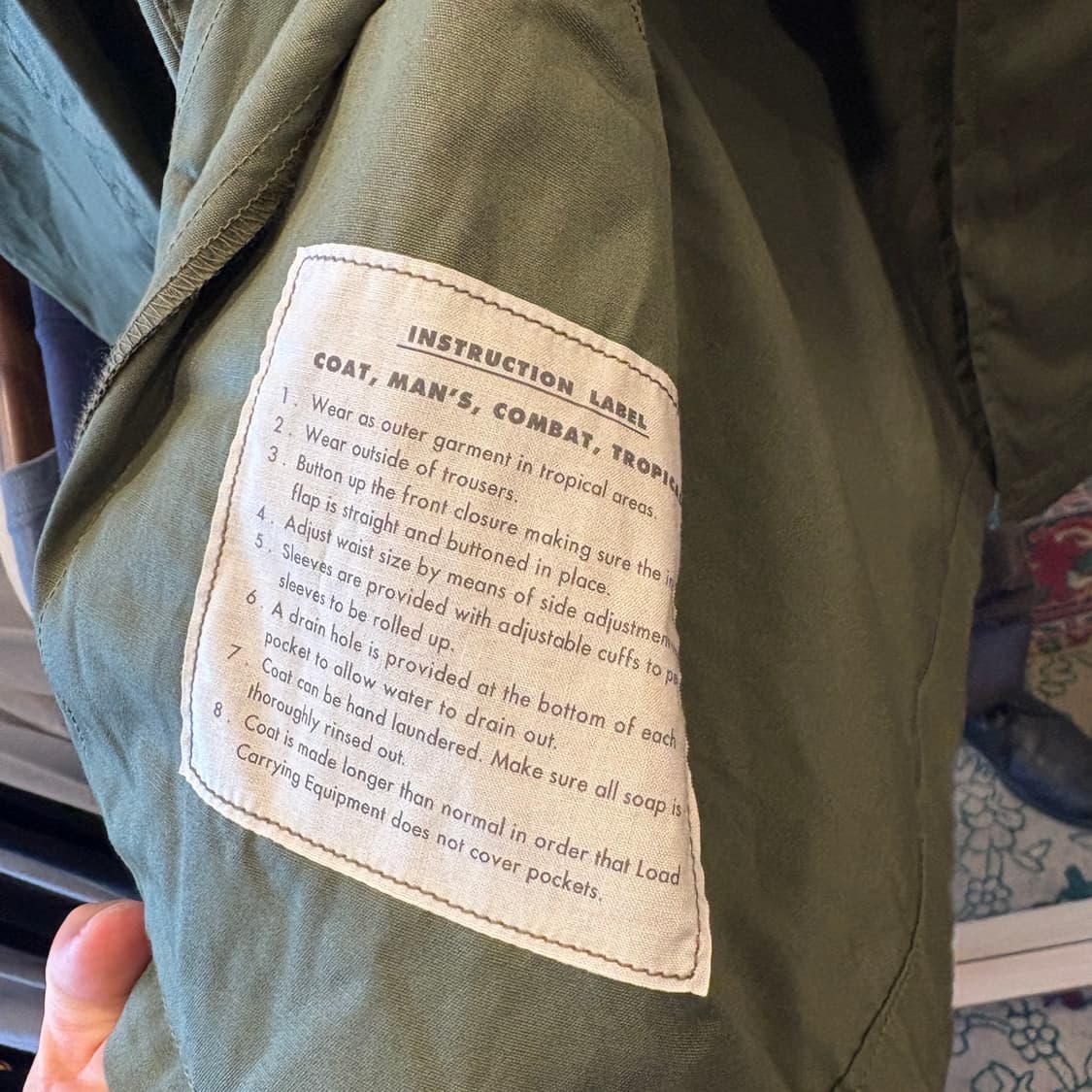 버즈릭슨 Combat Tropical Jacket Olive 상품이미지7