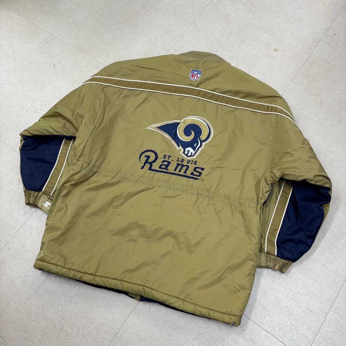 스타터 NFL 램스 슈퍼볼 배색 점퍼 상품이미지3