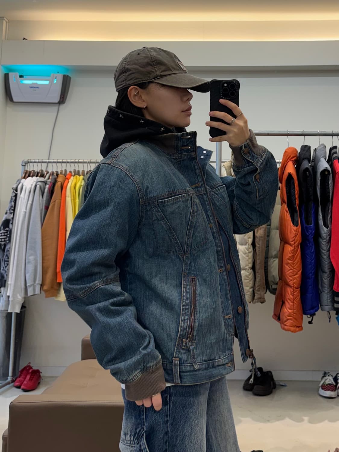 알마니 스티치 투웨이 데님자켓 상품이미지6