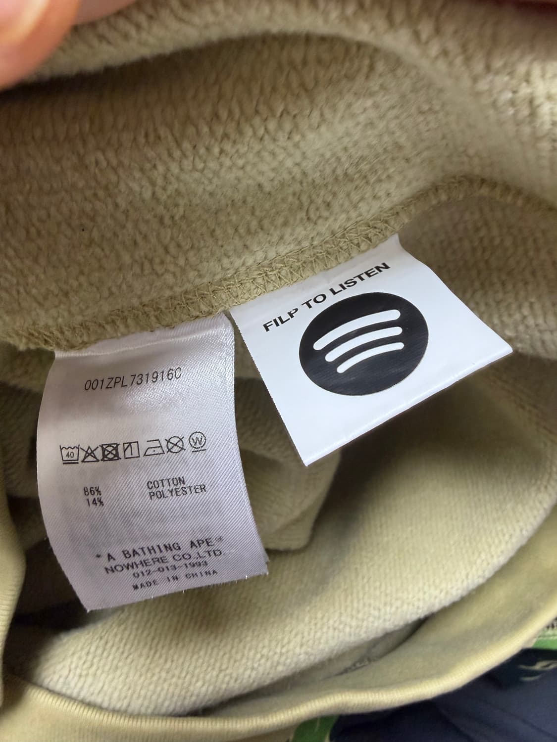 (새상품) 베이프 시나월드 스포티파이 센트럴씨 2XL 상품이미지5