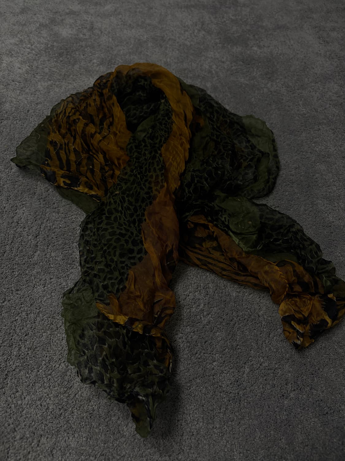 Vintage punk grunge mood leopard scarf 상품이미지2