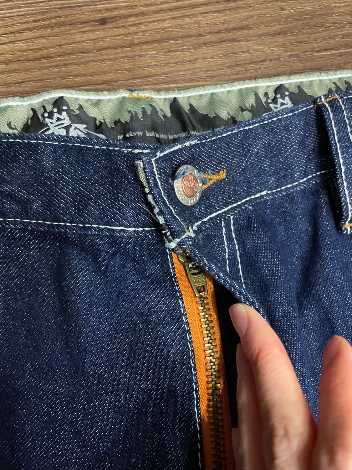 PNB NATION CLOTHING 버뮤다 데님 카펜터 팬츠 생지 상품이미지9