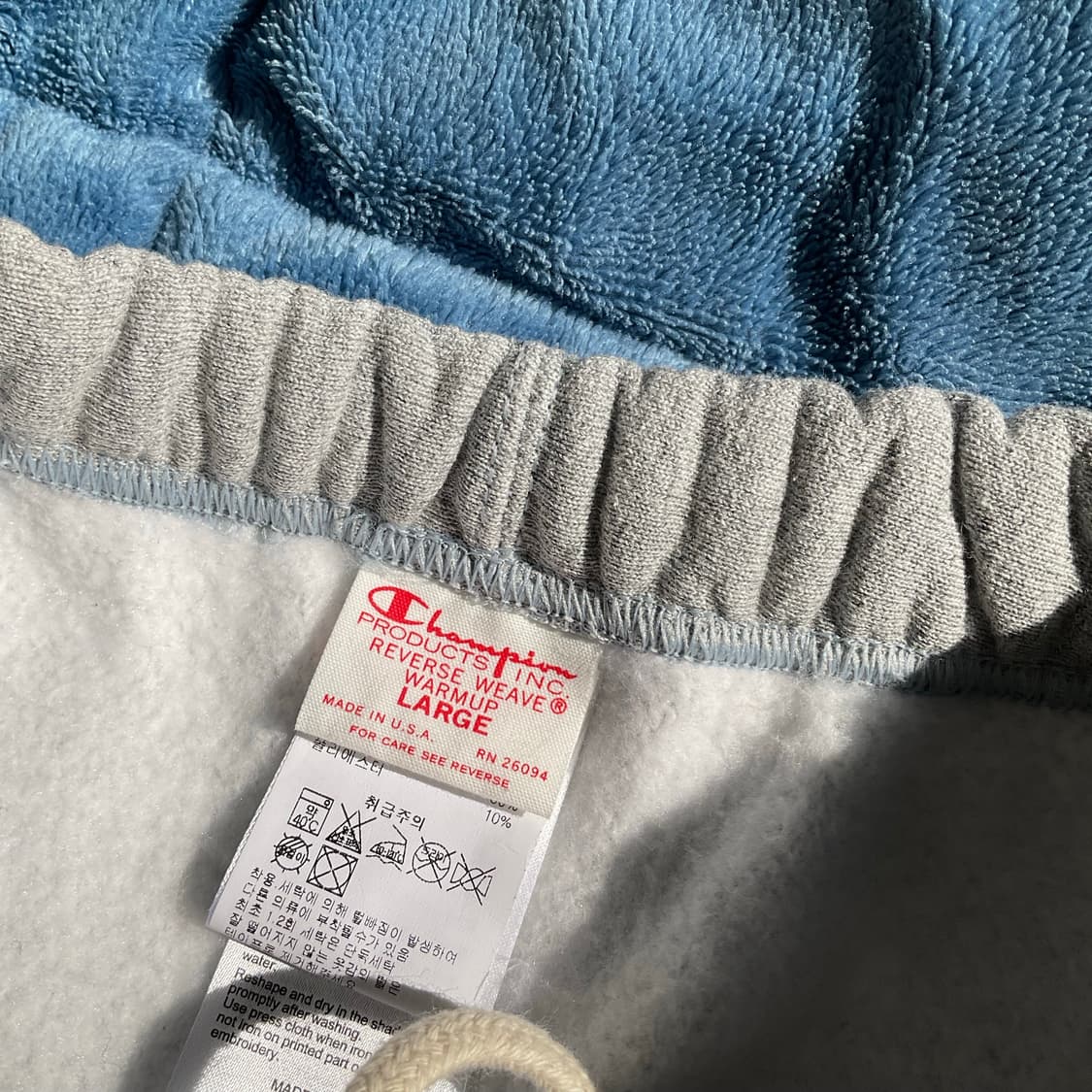 챔피온 레드택 리버스위브 스웻팬츠 L 새상품 상품이미지7