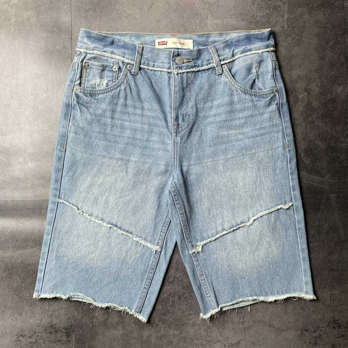 LEVI'S 리바이스511 슬림핏 컷오프 데님 하프팬츠 A01234 상품이미지1