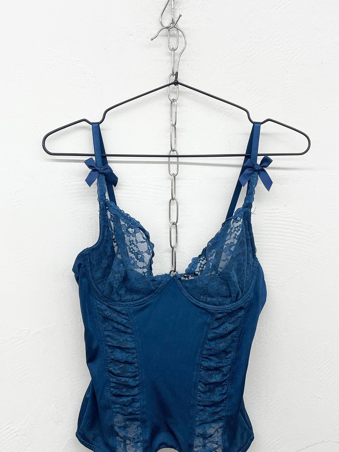 페어리 레이스 셔링 가터 코르셋 상품이미지5